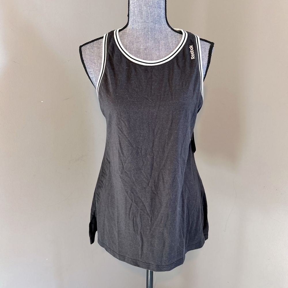NWT Reebok Black Tank Top Size L